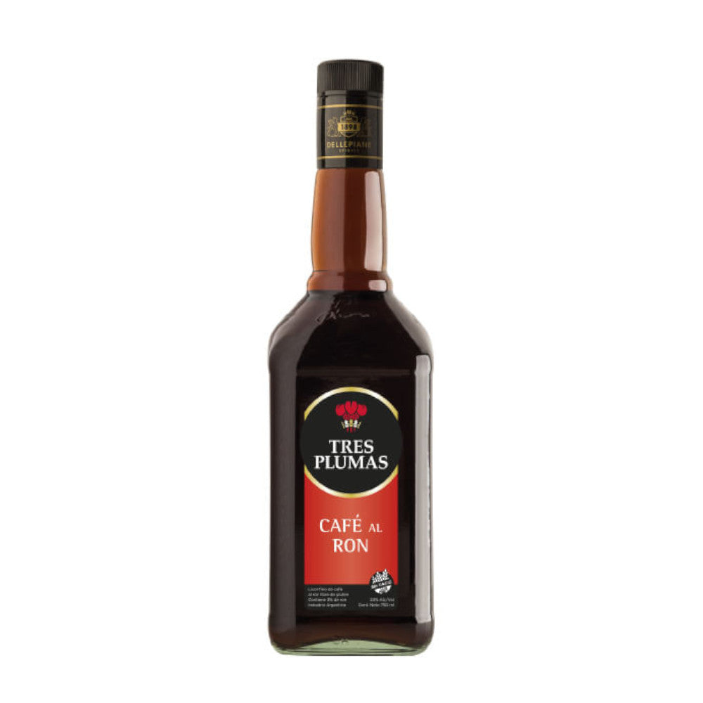 Tres Plumas Rum Coffee Liquor, 750 ml