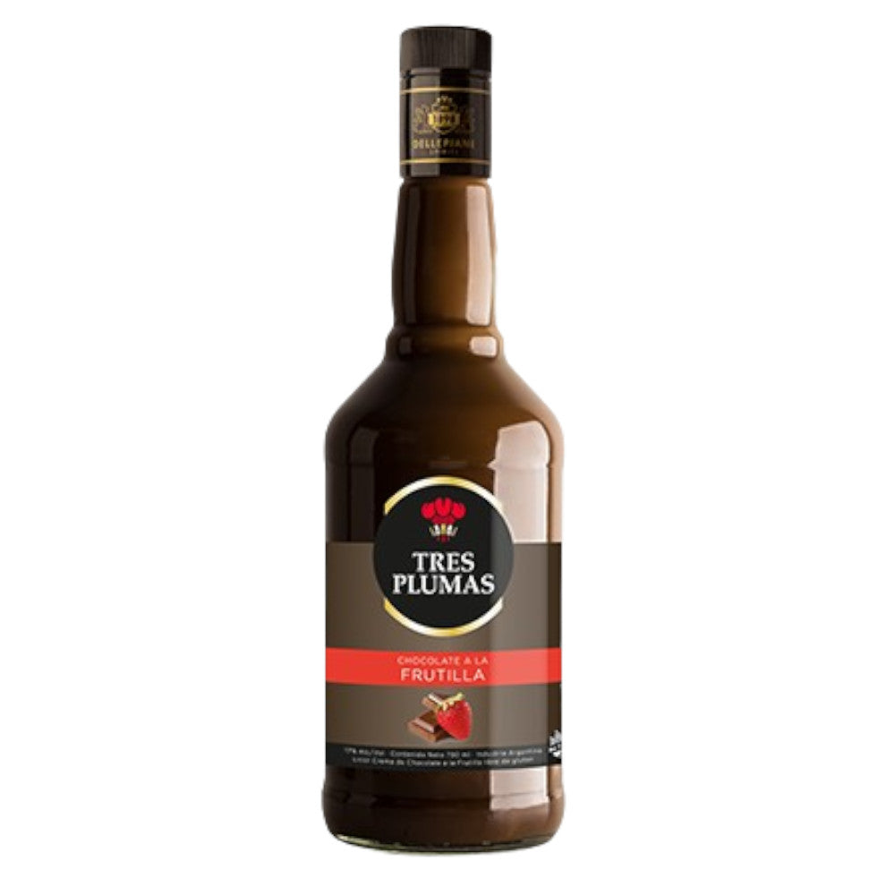 Tres Plumas Creamy Chocolate and Strawberry Liquor, 750 ml