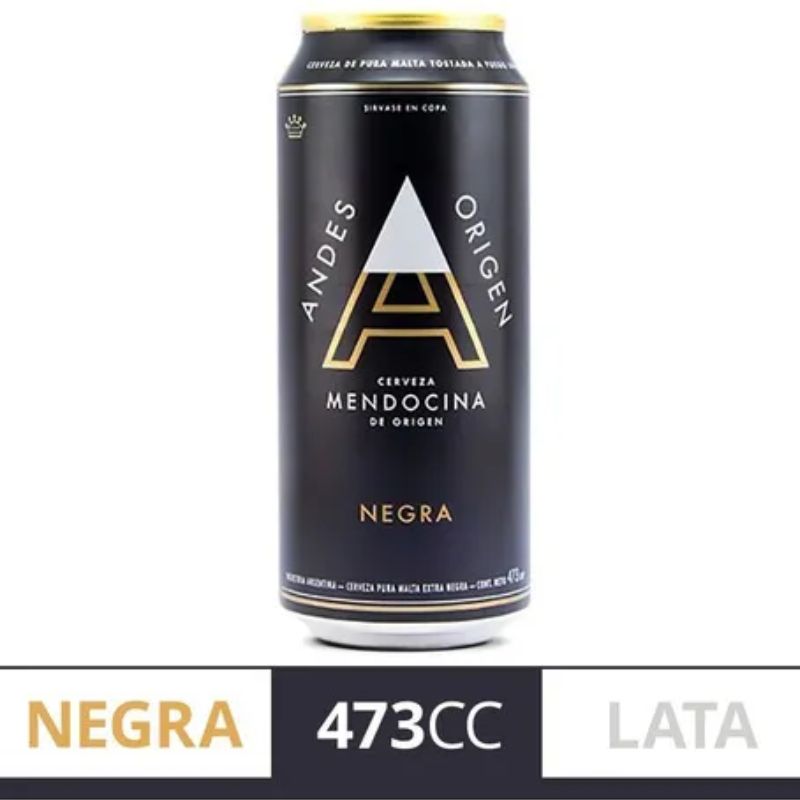 Andes Schwarzbier Beer - Sixpack, 473 ml Each Can