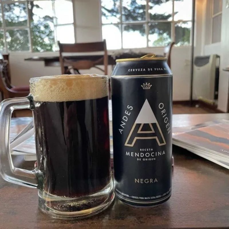 Andes Schwarzbier Beer - Sixpack, 473 ml Each Can