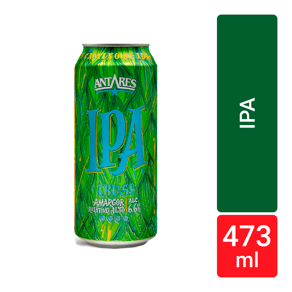 Cerveza artesanal Antares IPA, 473 ml