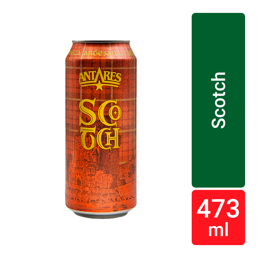 Antares Scotch Craft Beer Cerveza Artesanal, 473 ml