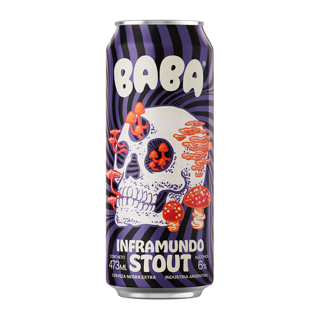 BABA Inframundo Stout Beer, 473 ml