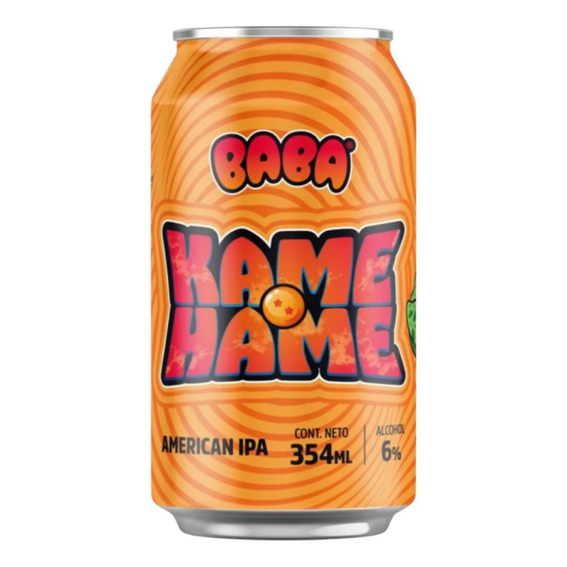 BABA Kame Hame American IPA Beer, 354 ml