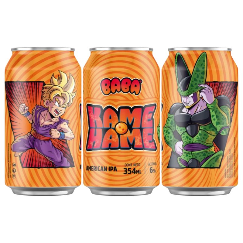 BABA Kame Hame American IPA Beer, 354 ml