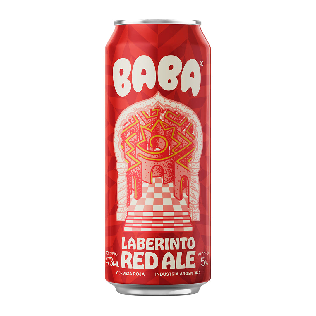 BABA Laberinto Red Ale Beer, 473 ml