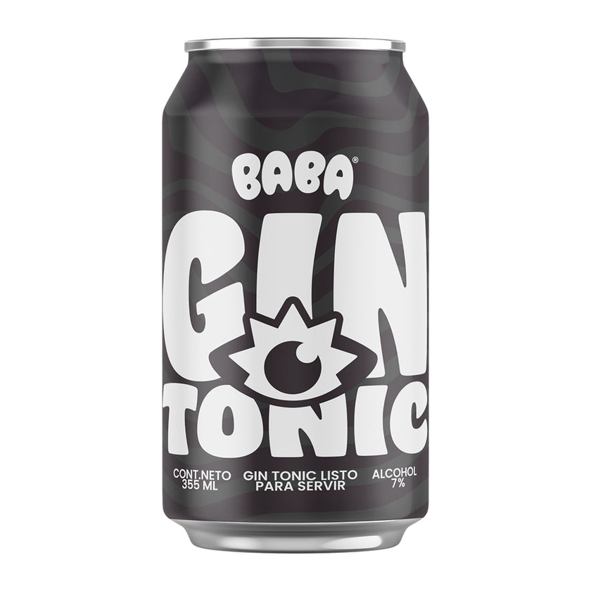 BABA Ready-to-Drink Gin & Tonic, 355 ml