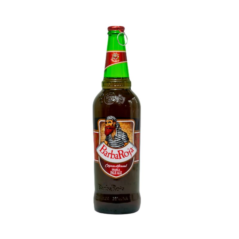 Barba Roja Diabla Pale Ale Craft Beer - Sixpack, 625 ml Each Bottle