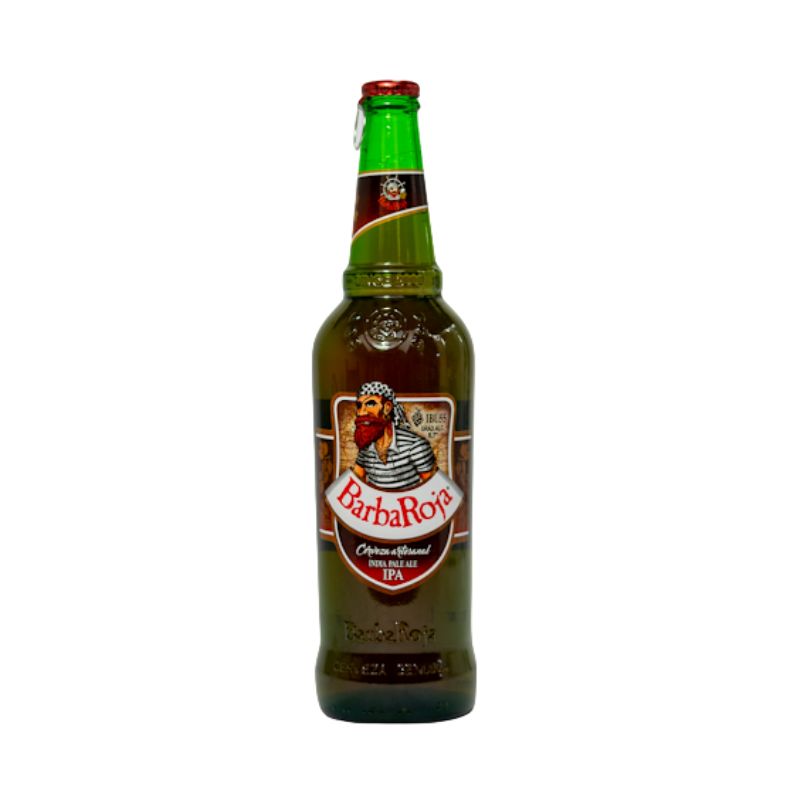 Barba Roja IPA Craft Beer - Sixpack, 625 ml Each Bottle