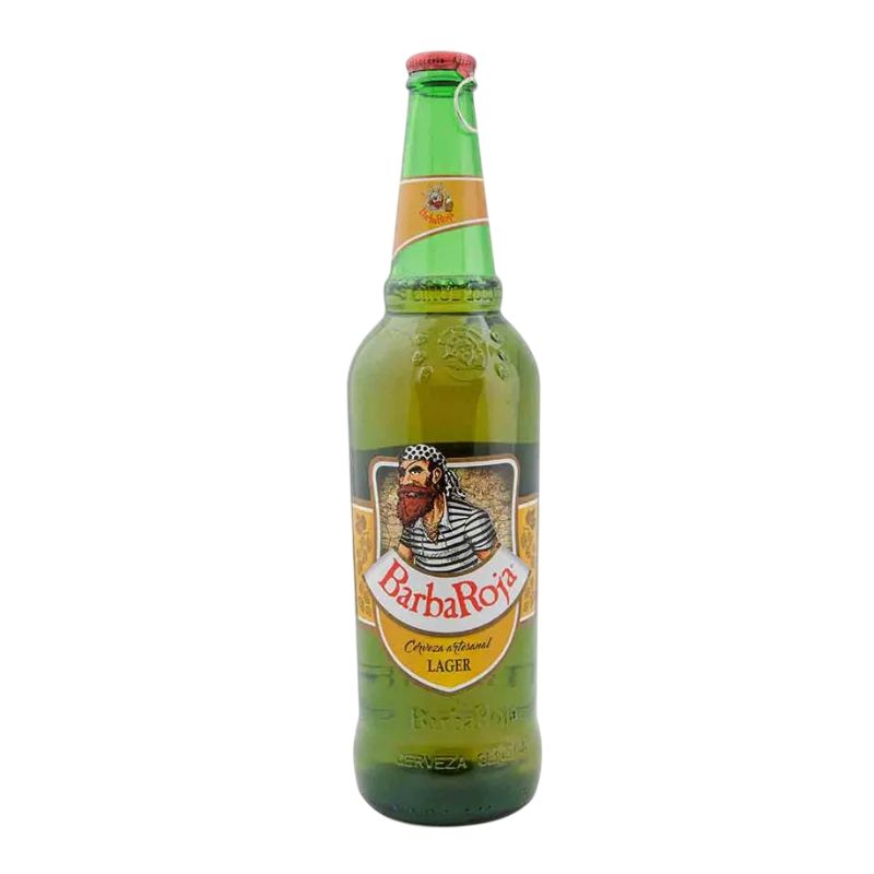 Barba Roja Lager Craft Beer - Sixpack, 625 ml Each Bottle