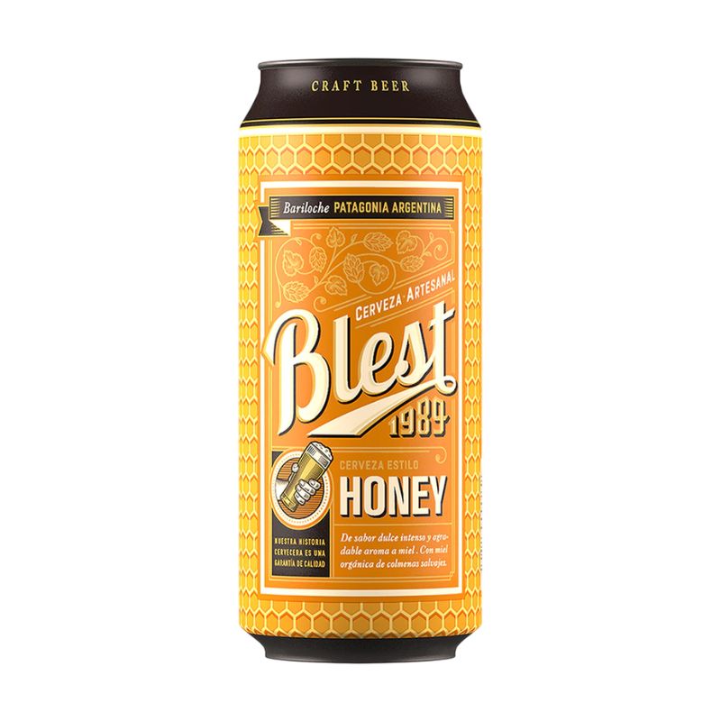 Blest Honey Craft Beer - Sixpack, 473 ml Each Can