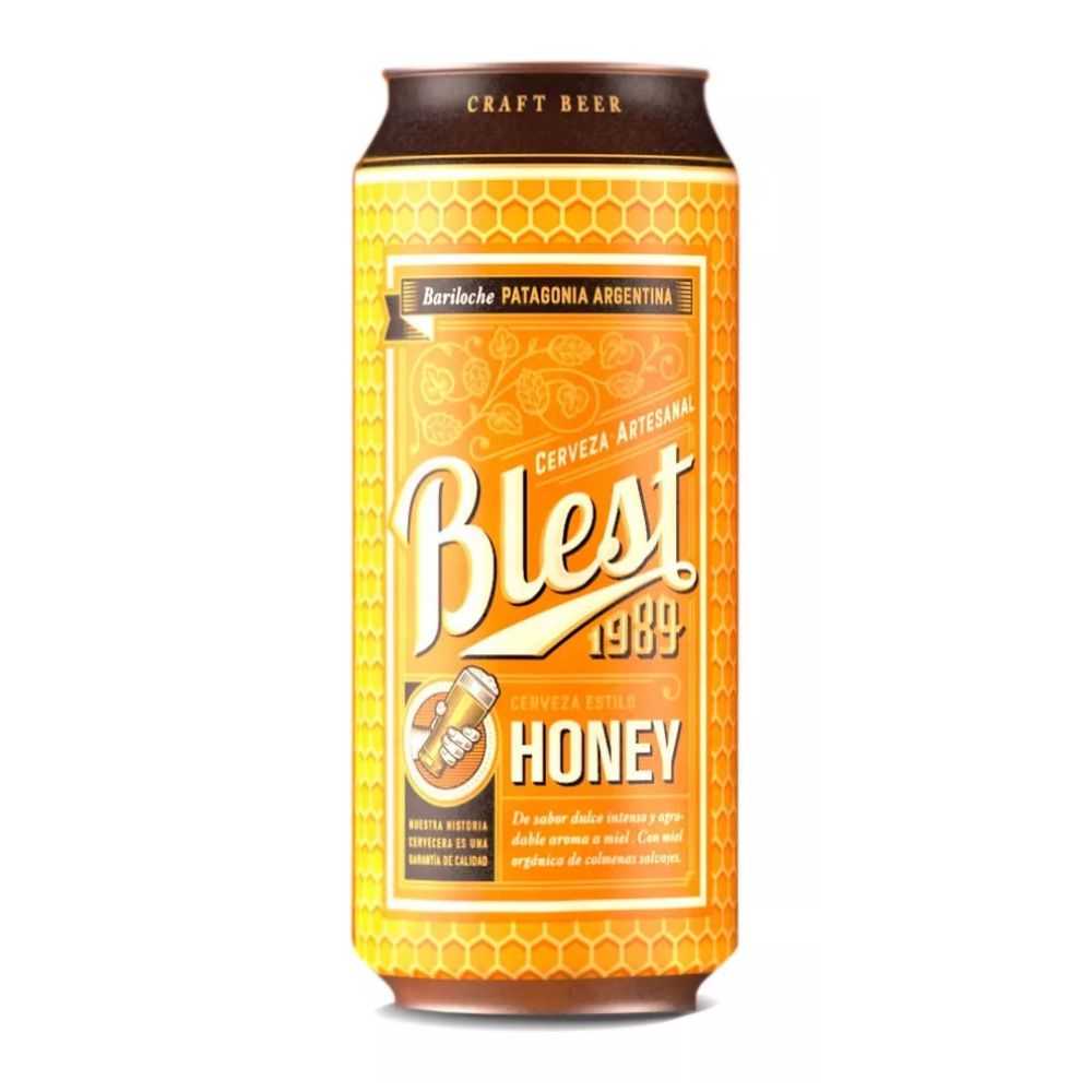 Blest Honey Craft Beer, 473 ml