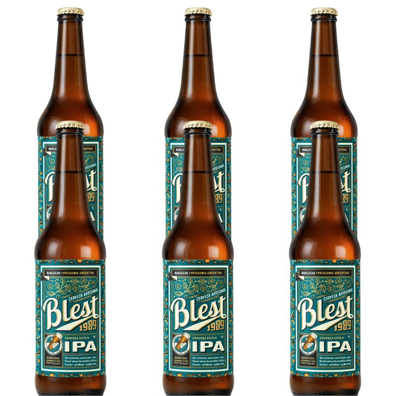 Blest IPA Craft Beer - Sixpack, 355 ml Each Bottle