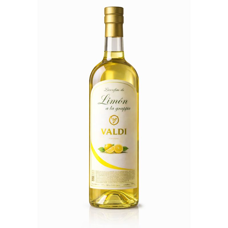 Bodega Valdi Grappa Limón Liquor, 750 ml