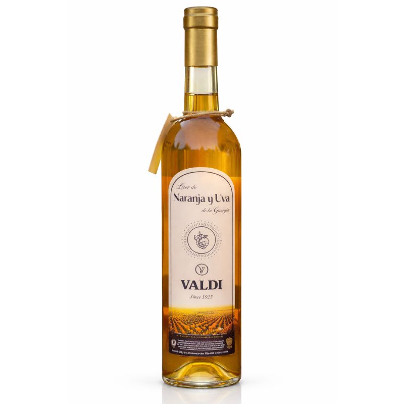 Bodega Valdi Grappa Naranja & Uva Liquor, 750 ml