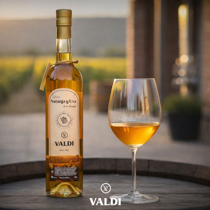 Bodega Valdi Grappa Naranja & Uva Liquor, 750 ml