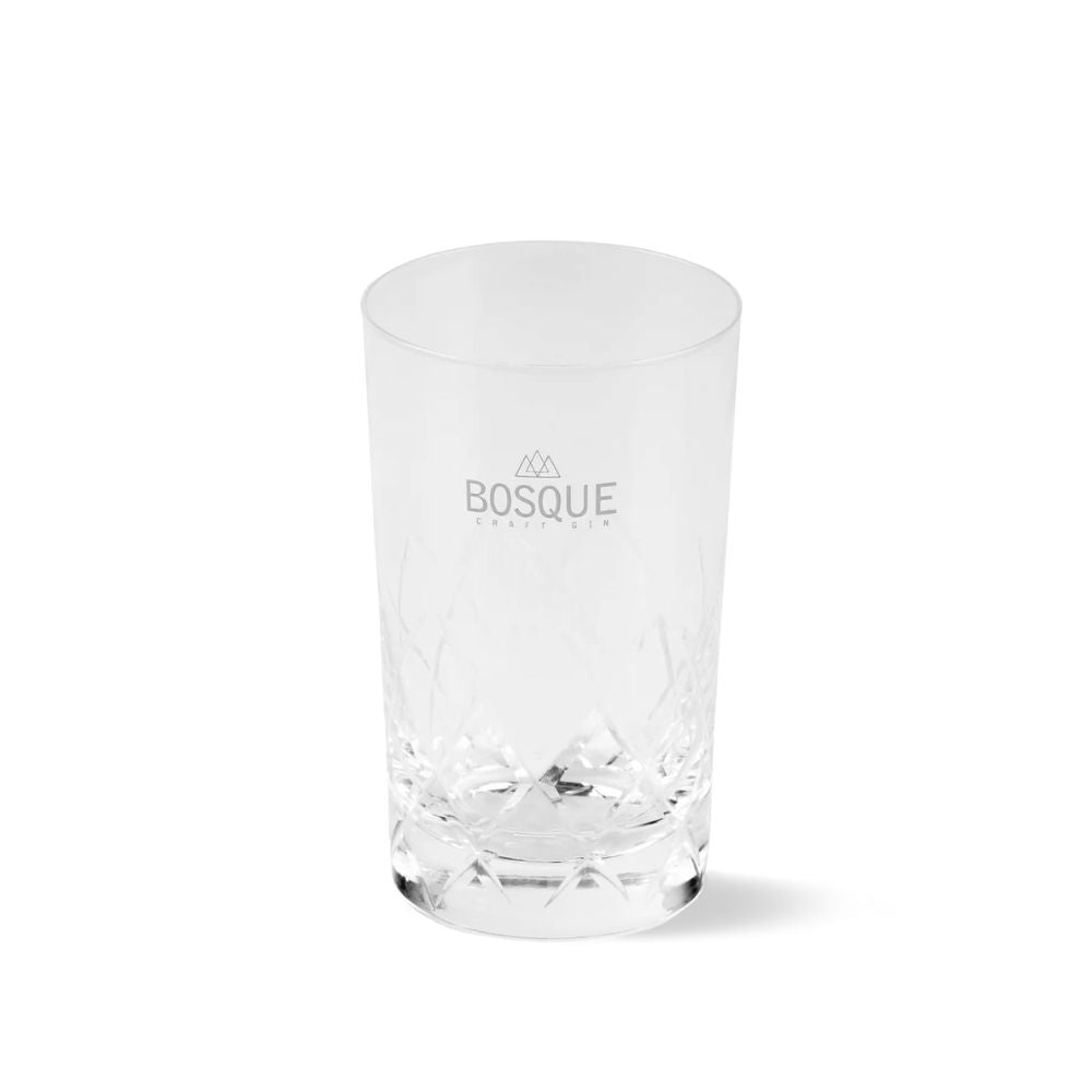 Bosque Hand-Carved  Glass Tumbler