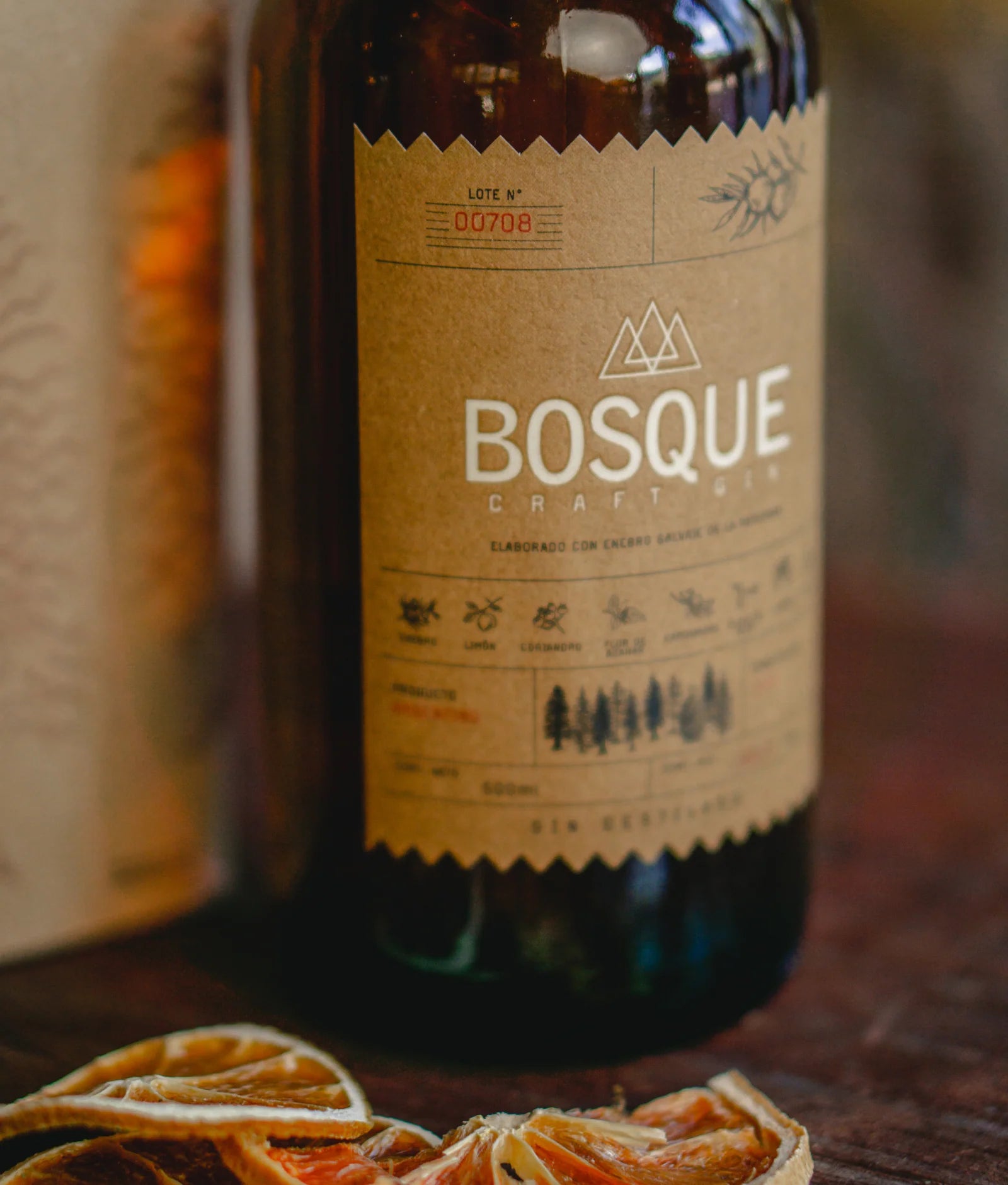 Bosque Nativo Craft Gin, 500 ml