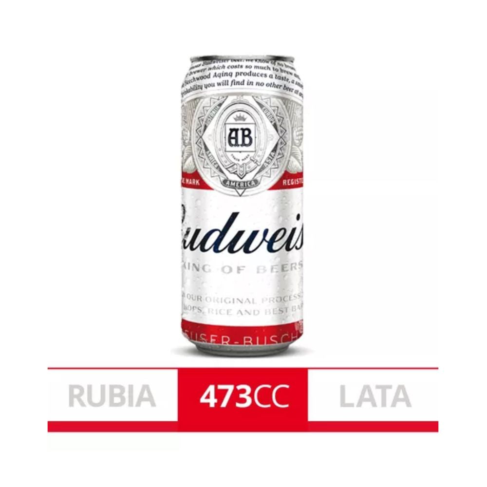 Budweiser Lager Beer, 473 ml