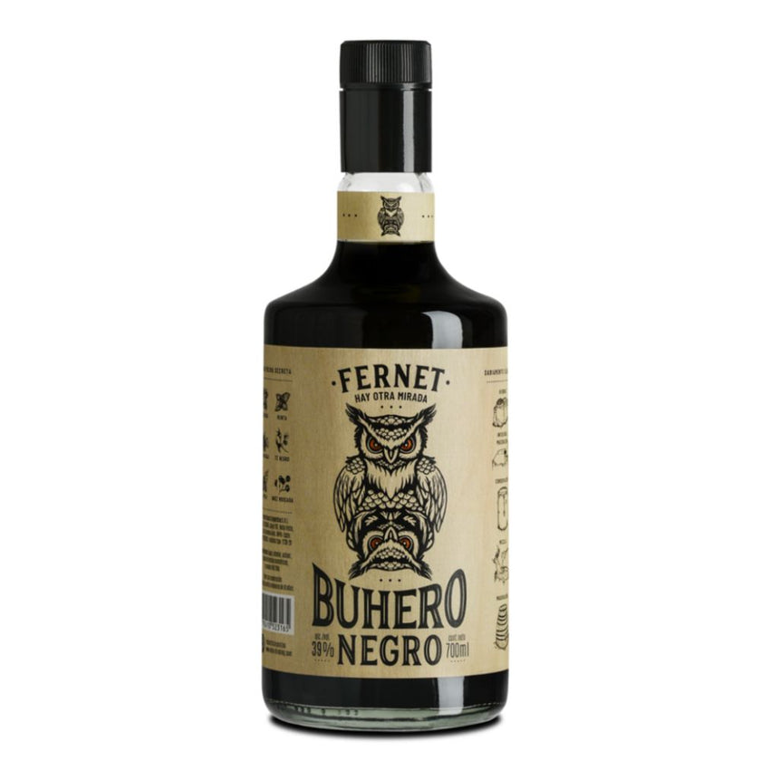 Buhero Black Fernet Aperitif Bitter, 700 ml