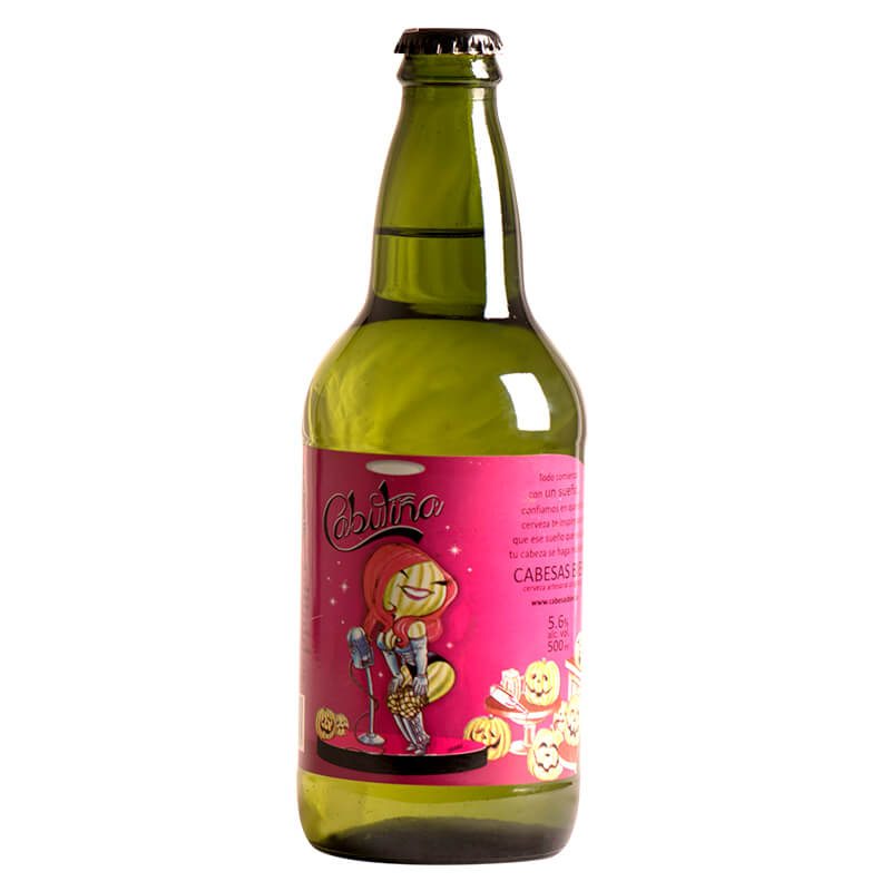 Cabesas Bier Artesanal Cabutiña Beer, 500 ml