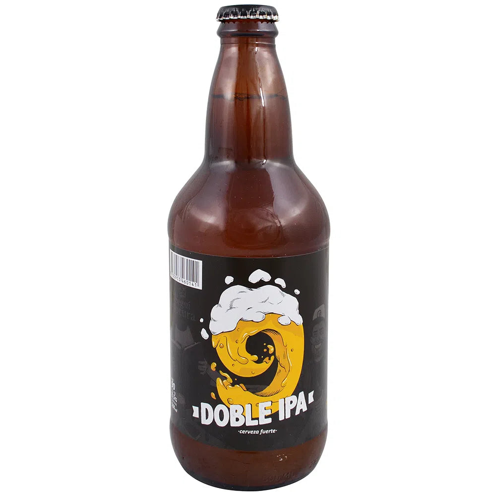 Cabesas Bier Artesanal Doble IPA Beer, 500 ml