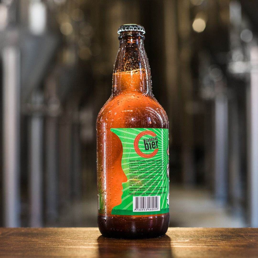 Cabesas Bier Artesanal IPA Atómica Beer, 500 ml