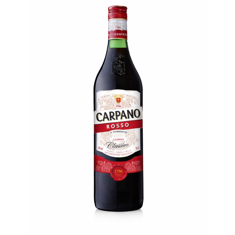 Carpano Rosso Fratelli Branca Vermouth Classic Aperitif, 950 ml