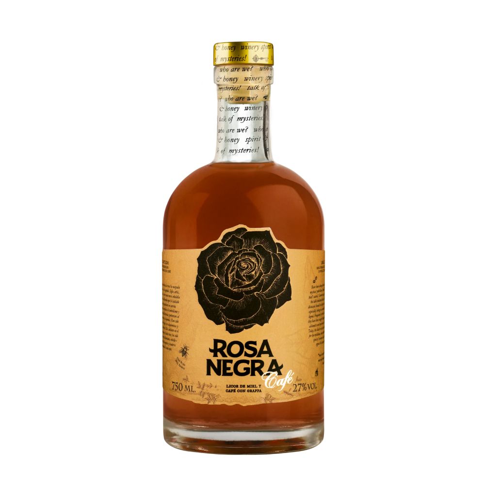 Rosa Negra Honey & Coffee Grappa Liquor, 750 ml