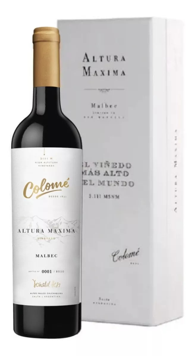 Colomé Altura Máxima Malbec with Gift Box Wine, 750 ml