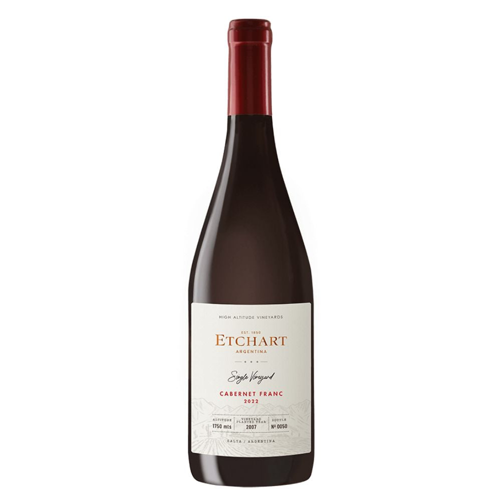 Etchart Single Vineyard Cabernet Franc Wine, 750 ml