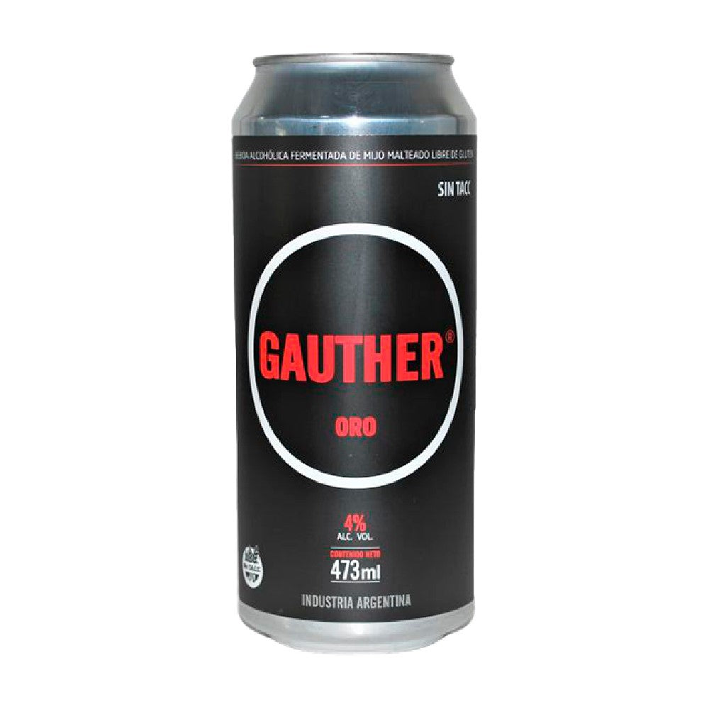 Gauther American Light Lagerx Beer Oro, 473 ml