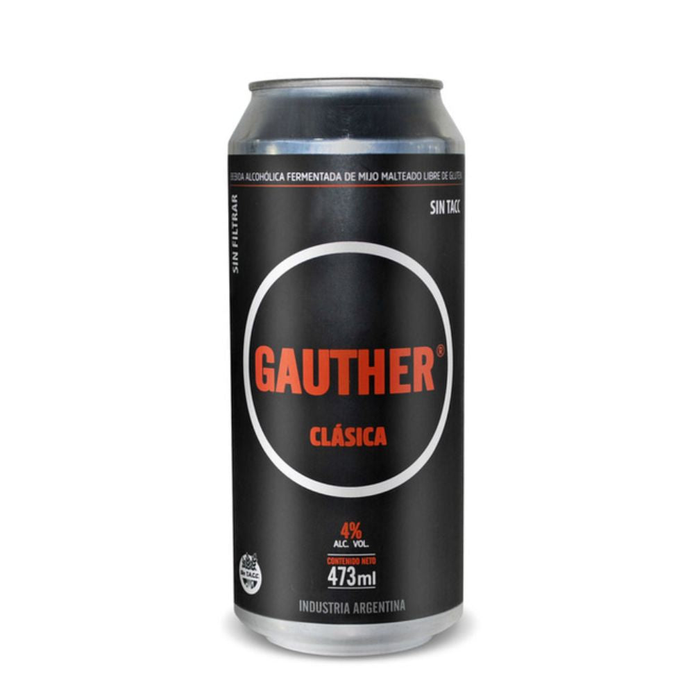 Gauther Craft Gluten-Free Beer American Light Lager Classic, 473 ml