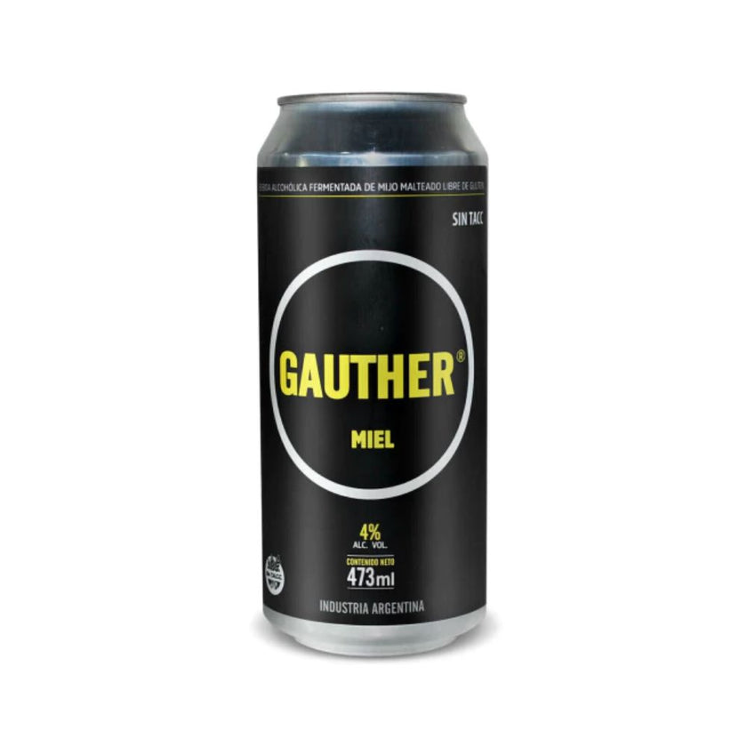 Gauther Craft Gluten-Free Beer Honey, 473 ml