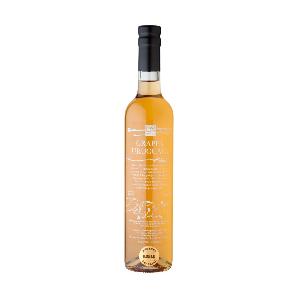 Grappa Uruguaya Roble Liquor, 500 ml