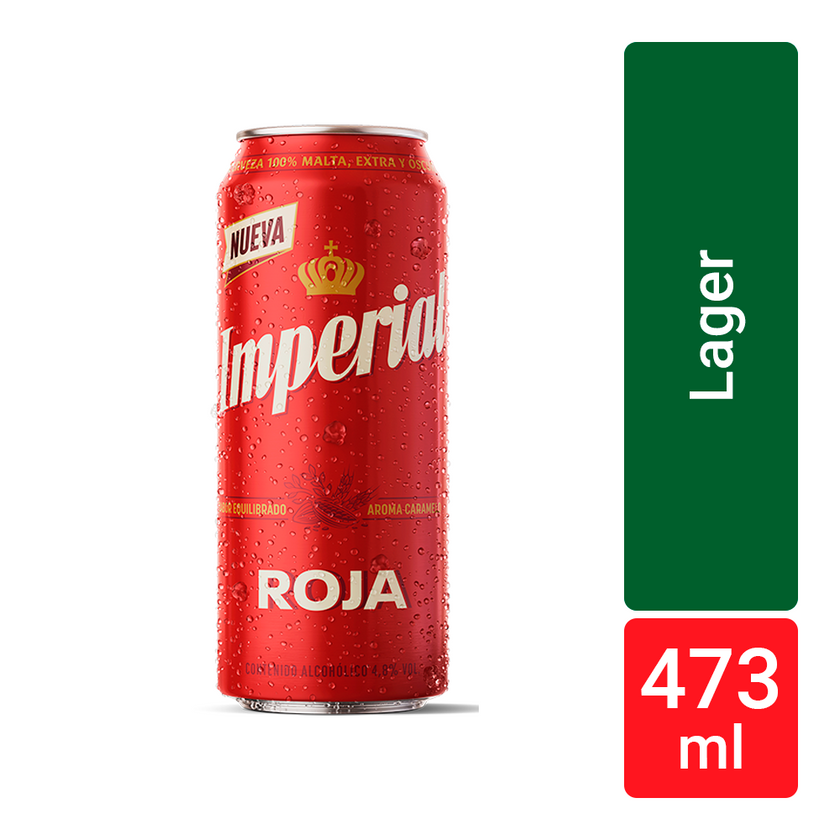 Imperial Red Lager Beer, 473 ml