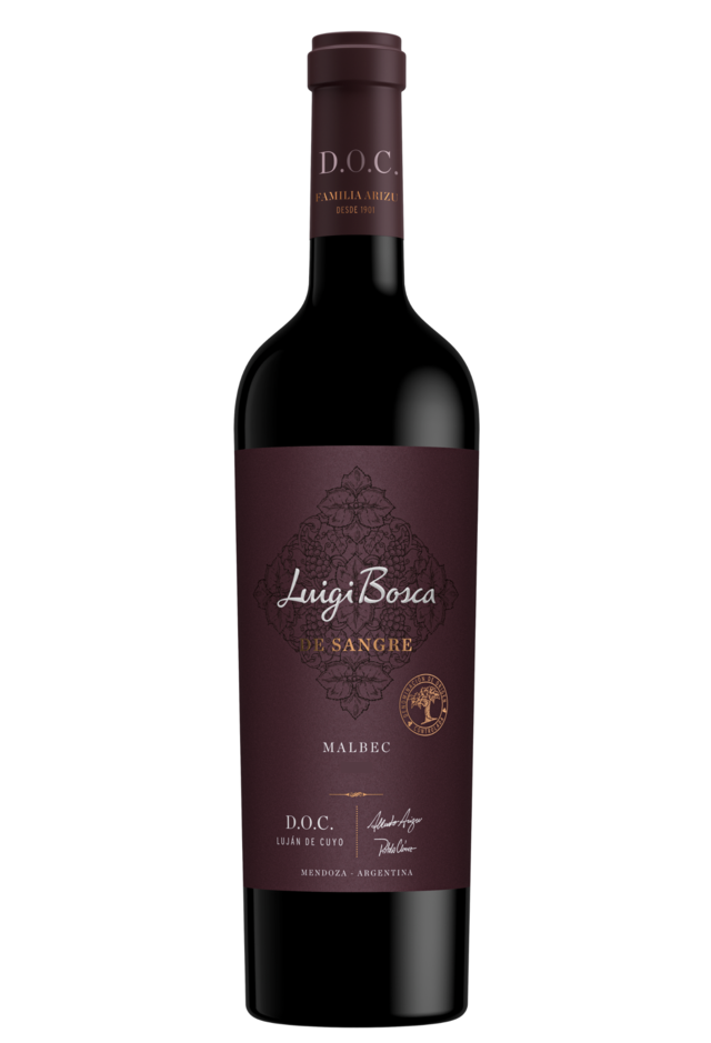 Luigi Bosca de Sangre malbec DOC Wine, 750 ml