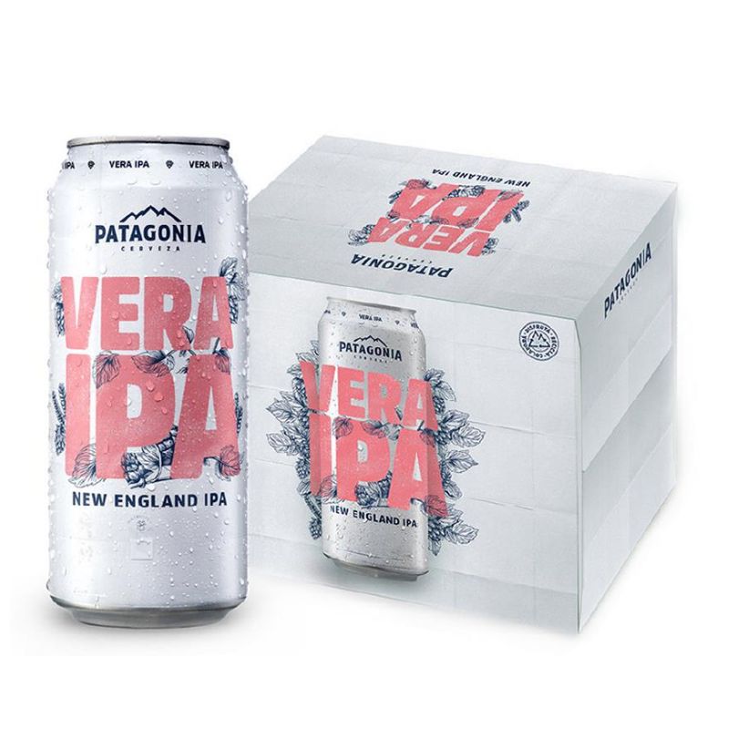 Patagonia Vera IPA New England Cerveza IPA - Sixpack, 473 ml Each Can