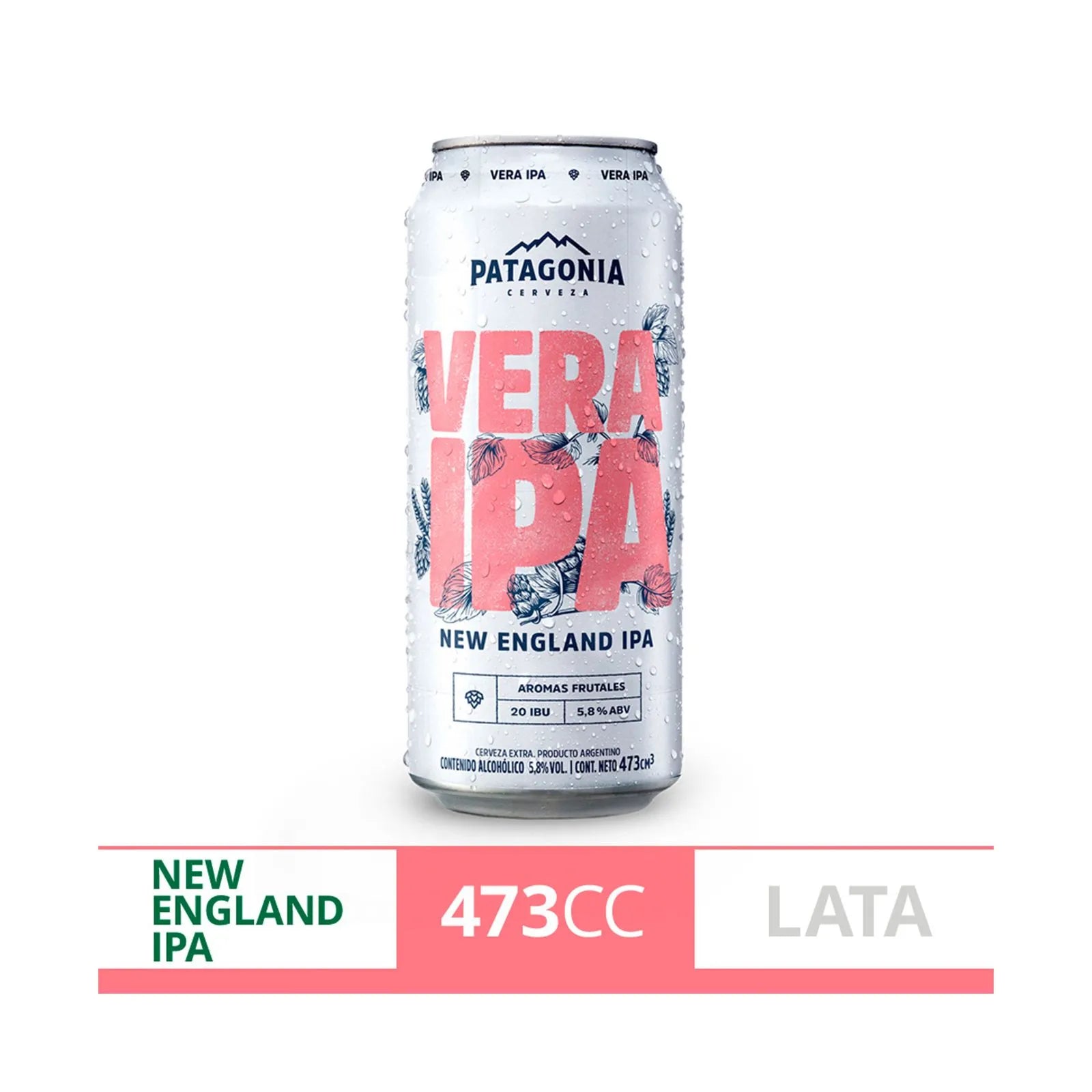 Patagonia Vera IPA New England Cerveza IPA, 473 ml