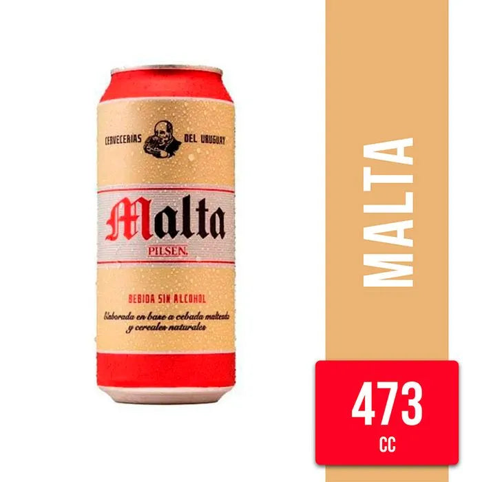 Pilsen Malta Lager Alcohol-Free Beer, 473 ml