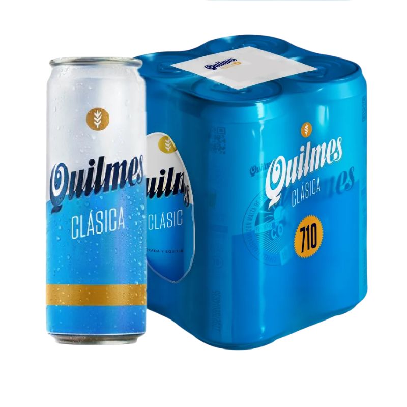 Quilmes Larger Beer - 4-pack, 710 ml Each Can