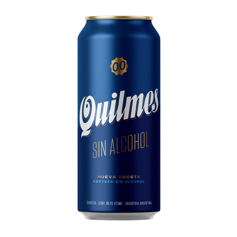 Quilmes Larger New Recipe Alcohol-Free Beer - Sixpack, 473 ml Each Can