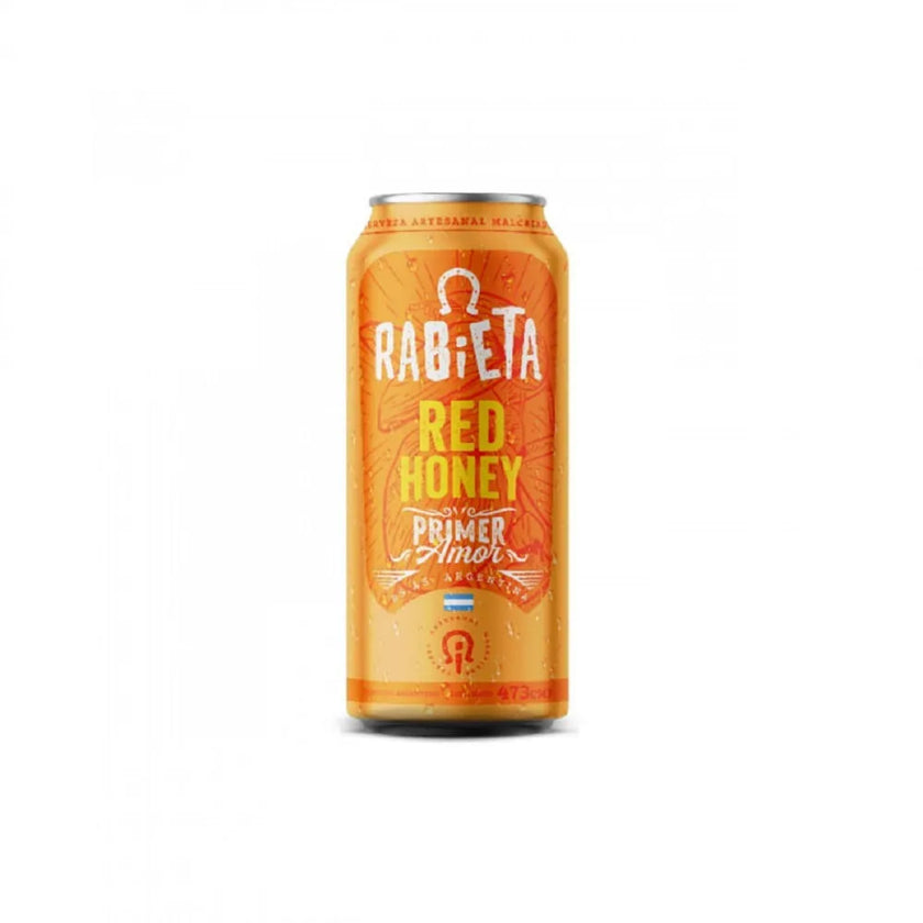 Rabieta Primer Amor Miel Roja Cerveza Artesanal, 473 ml