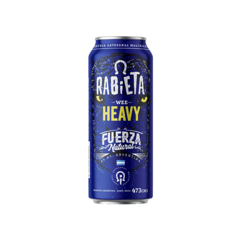 Rabieta Wee Heavy Fuerza Natural Craft Beer, 473 ml