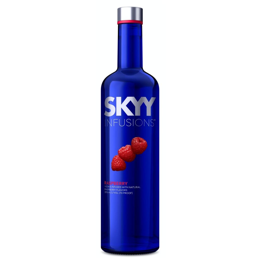 SKYY Infusions Vodka Raspberry Flavor, 750 ml