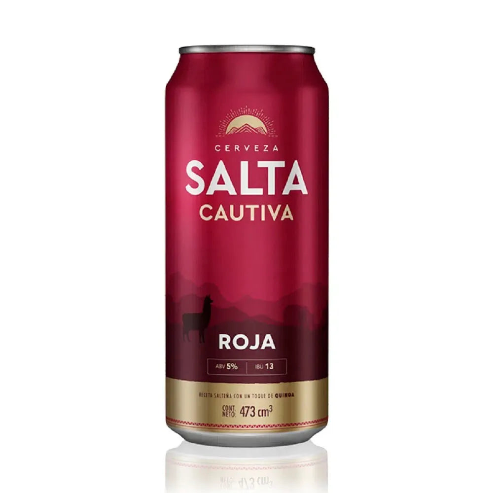 Salta Cautiva Red Lager Beer, 473 ml