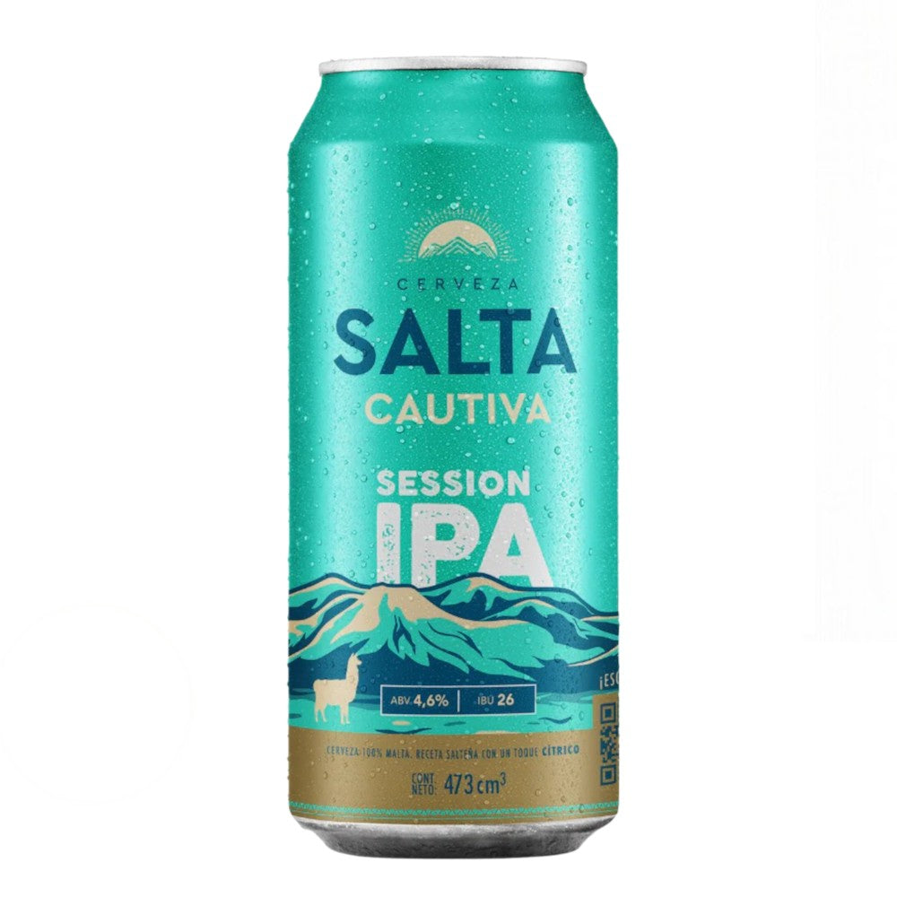 Salta Cautiva Session Ipa Beer, 473 ml