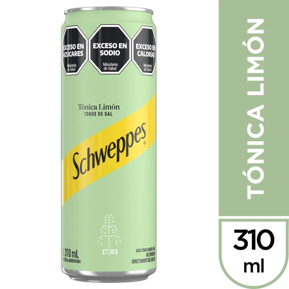 Schweppes Lemon & Salt Tonic Water for Drinks, 310 ml