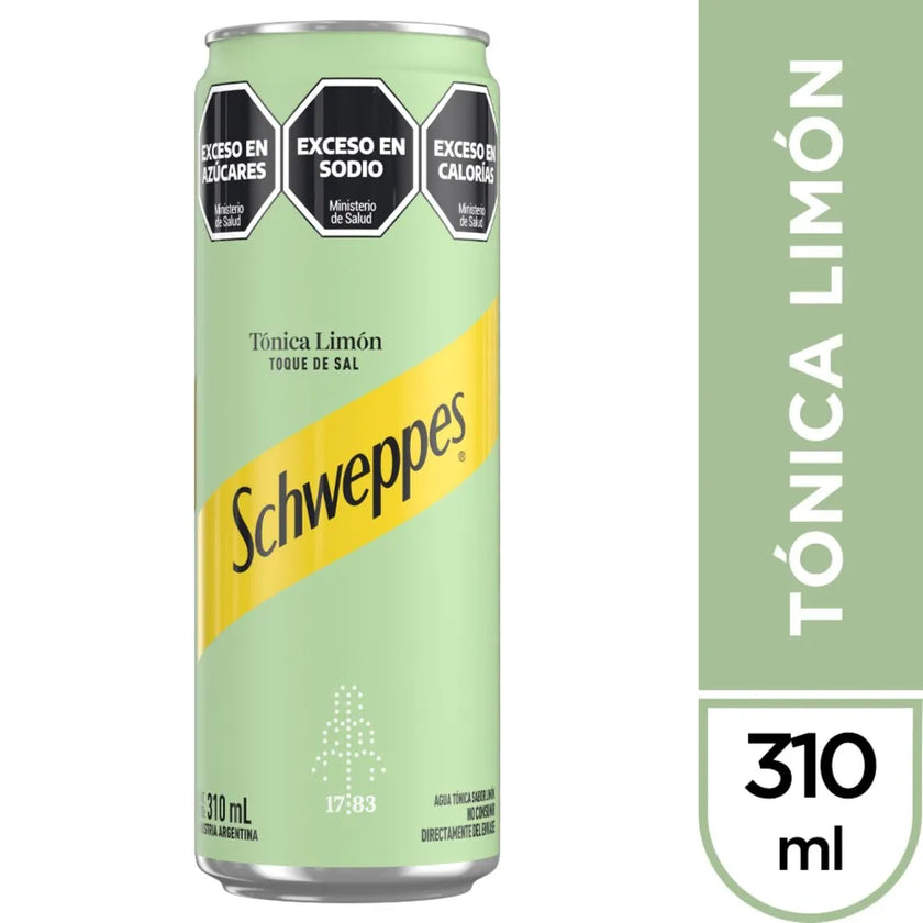 Schweppes Lemon & Salt Tonic Water for Drinks, 310 ml