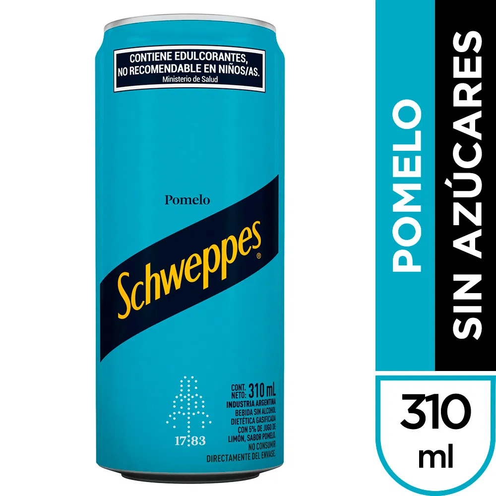 Schweppes Sugar Free Grapefruit, 310 ml